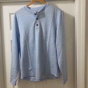 Banana Republic NWT Henley Shirt Long Sleeve Men M
